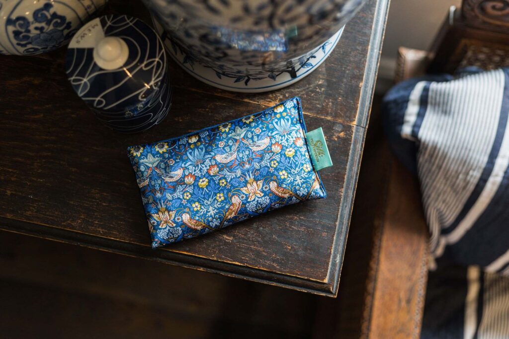 Healing power of lavender, gentle weight of wheat, soft velvet & silk against your skin, there's more (benefits) than meets the eye here.